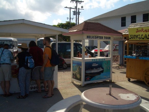 Helicopter Tour info point - Grand Cayman