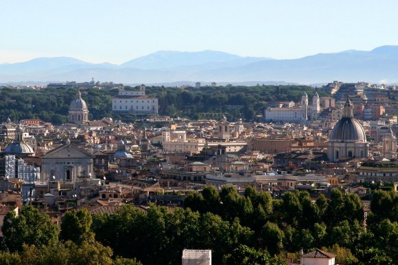 Vista panoramica dal Gianicolo