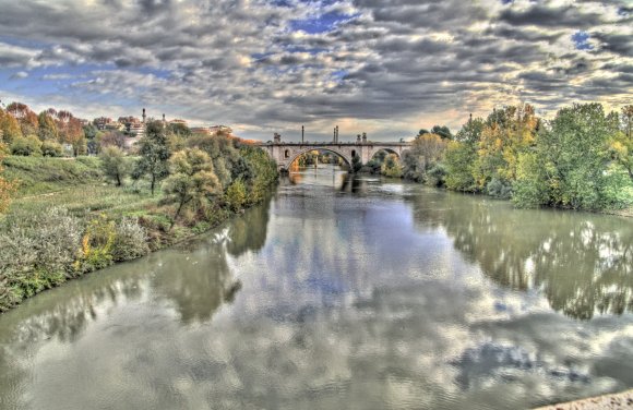 Ponte Flaminio da Ponte Milvio - HDR